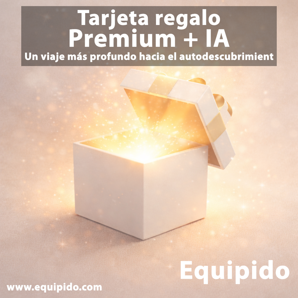 Tarjeta regalo premium que representa un autodescubrimiento más profundo