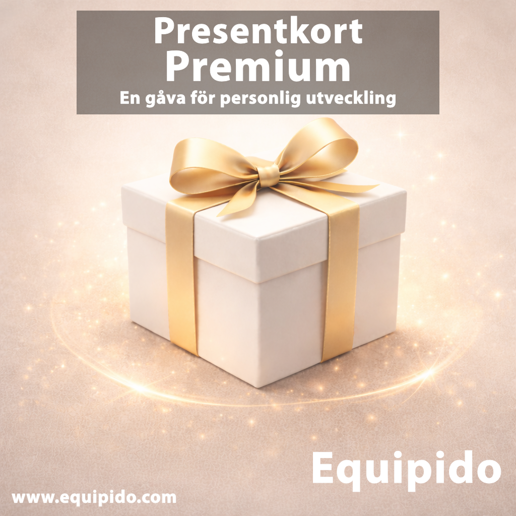Premium-presentkort som representerar djupare självinsikt