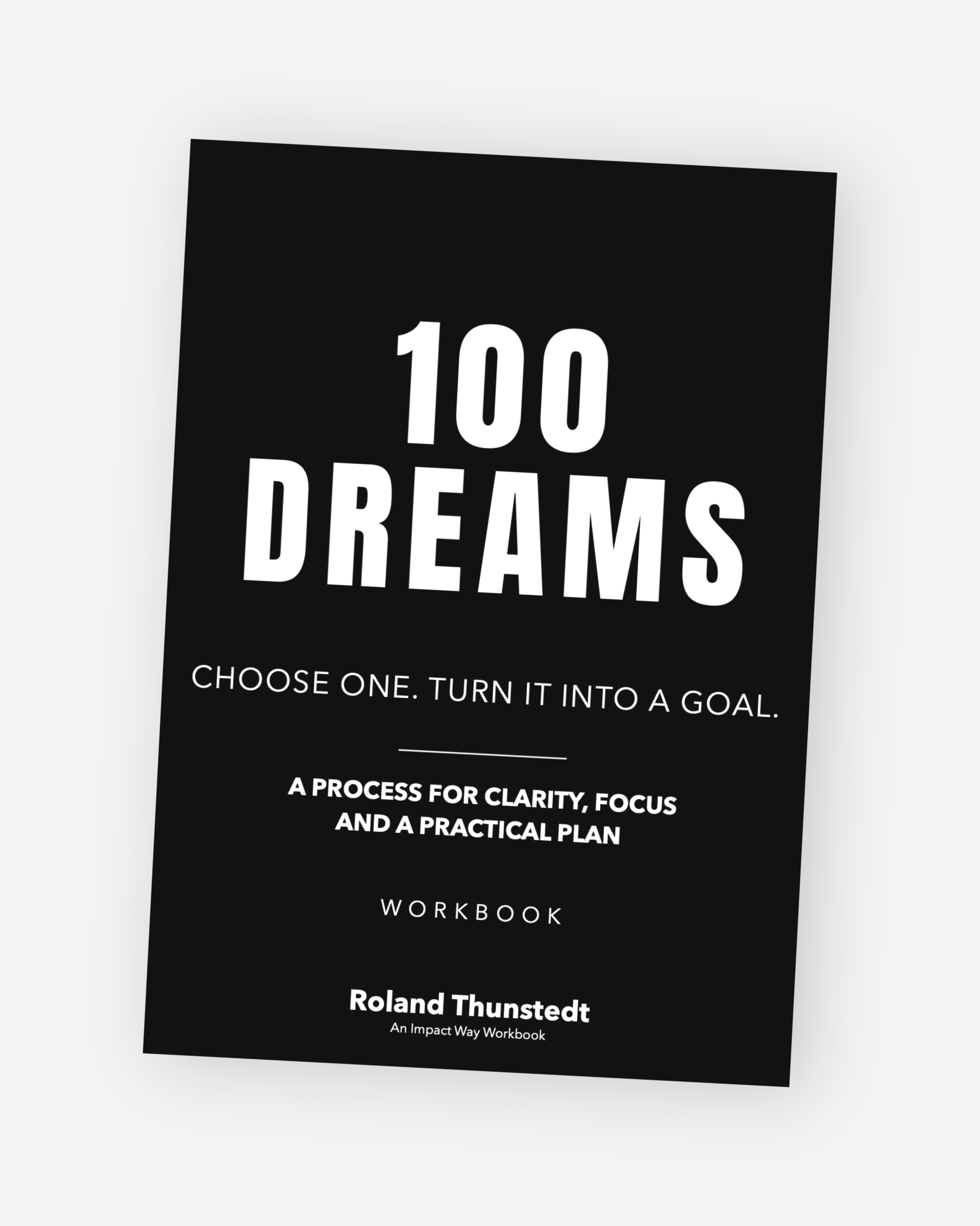 100 Dreams 1 Cover preview of the 100 Dreams workbook.