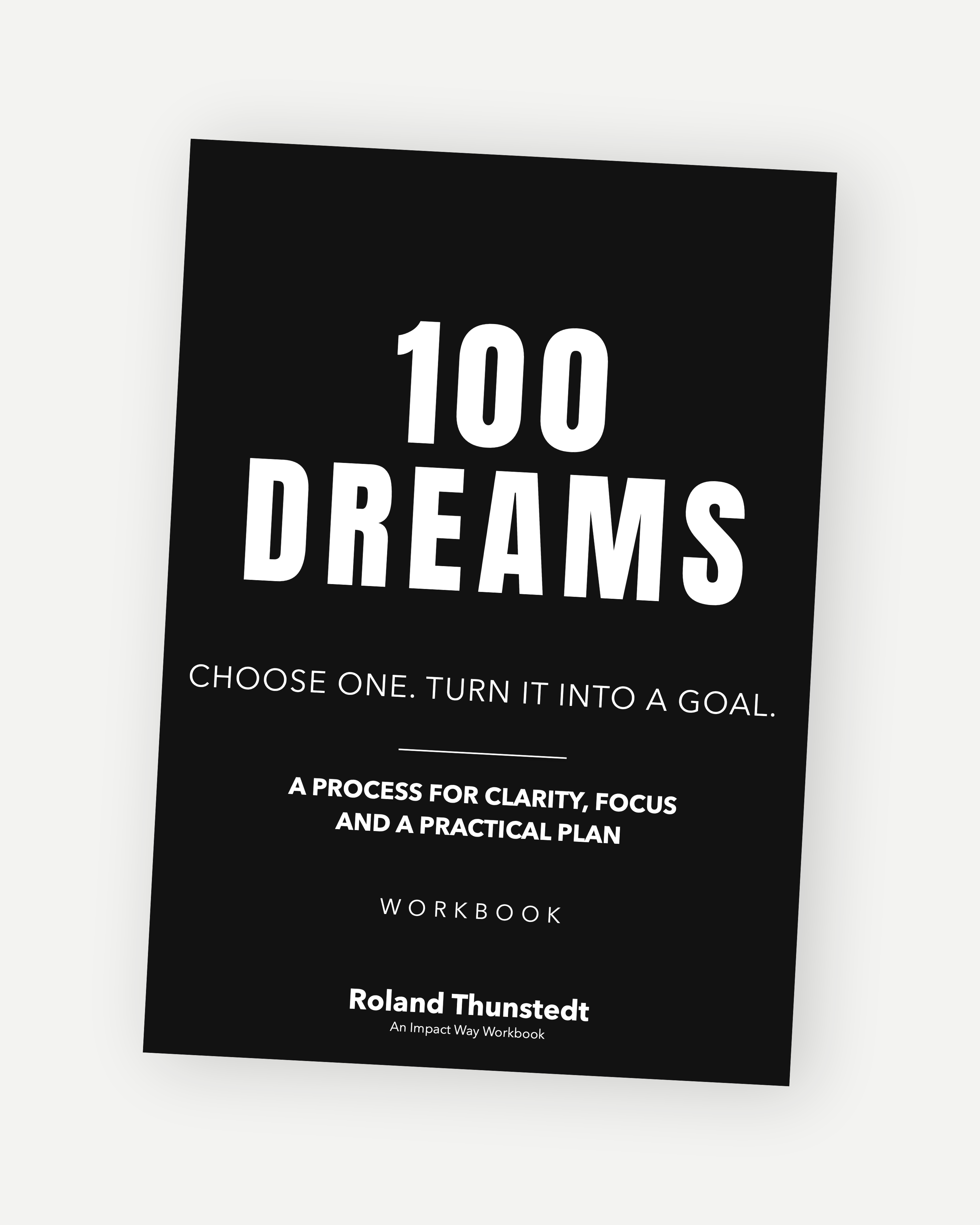 Cover of the 100 Dreams workbook.