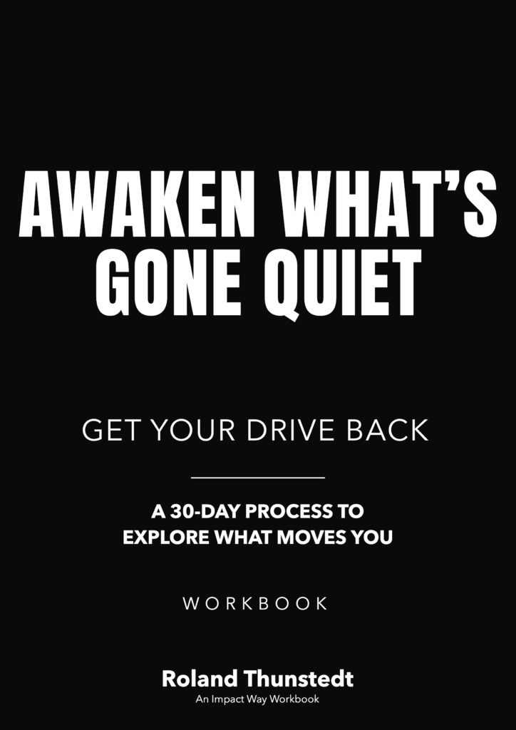 Workbooks 1 Cover of the Awaken What’s Gone Quiet workbook.